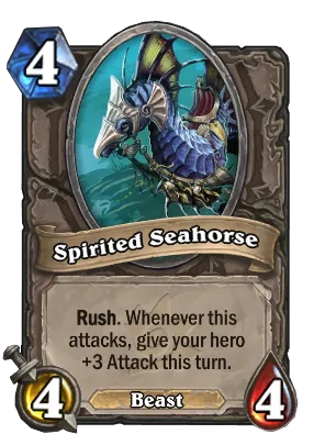 Spirited Seahorse Card Image