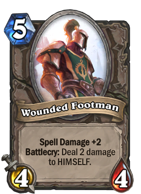 Wounded Footman Card Image