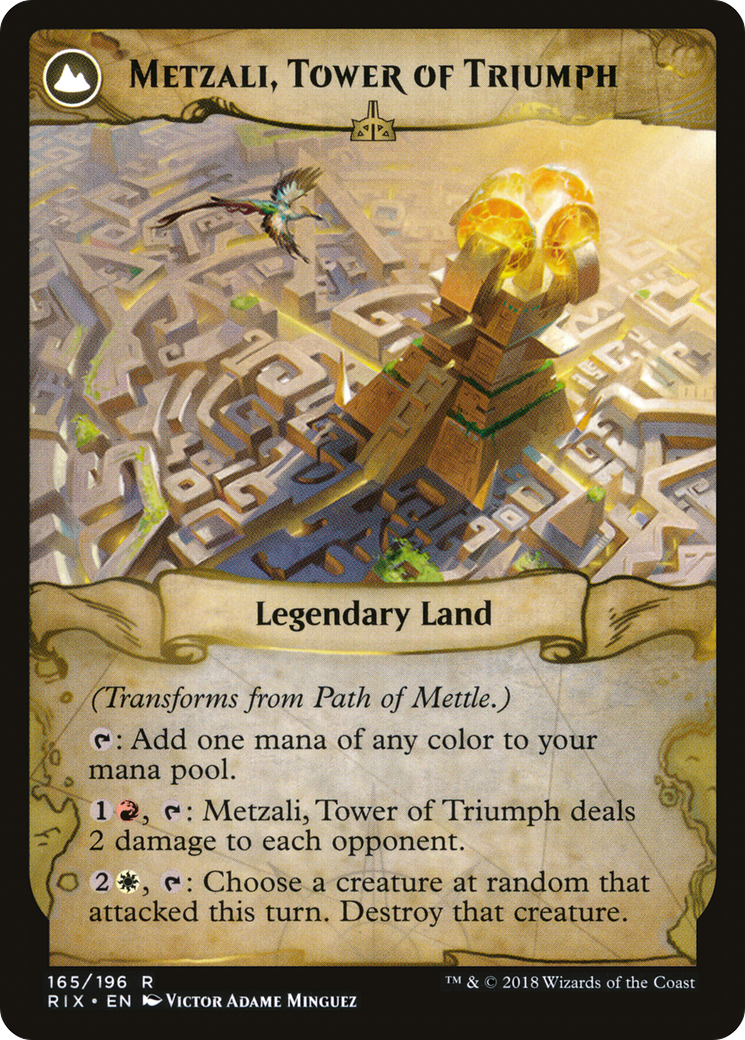 Path of Mettle // Metzali, Tower of Triumph Card Image