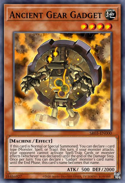 Ancient Gear Gadget Card Image