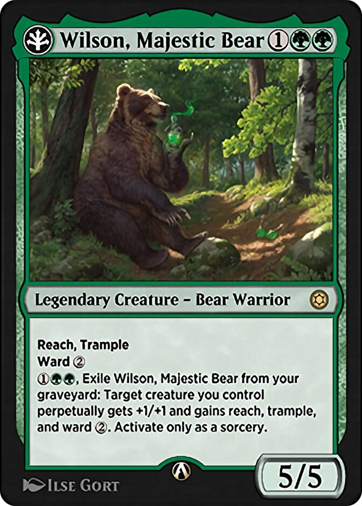 Wilson, Majestic Bear Card Image