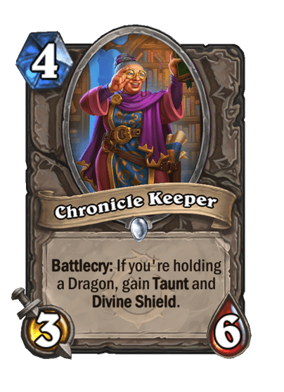 New Neutral Minion - Chronicle Keeper