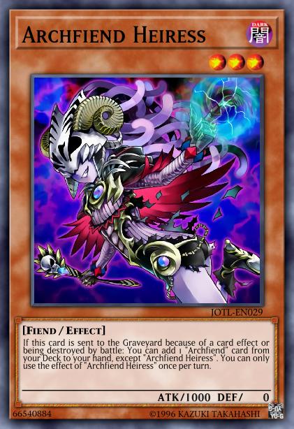 Archfiend Heiress Card Image