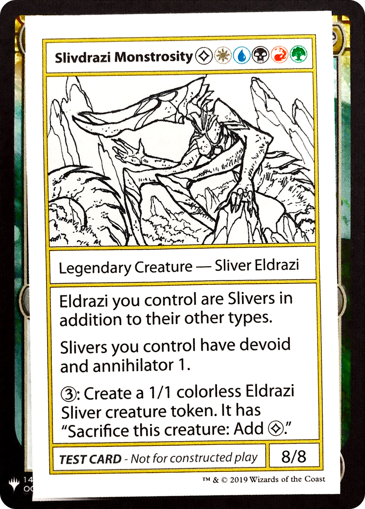 Slivdrazi Monstrosity Card Image