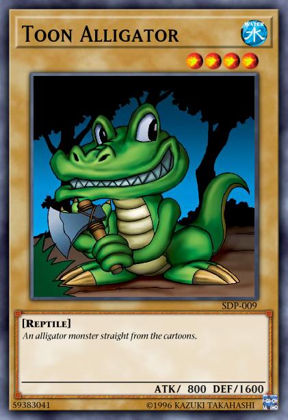 Toon Alligator Card Image