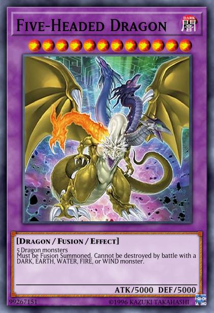 Five-Headed Dragon Yu-Gi-Oh Card, Art 2