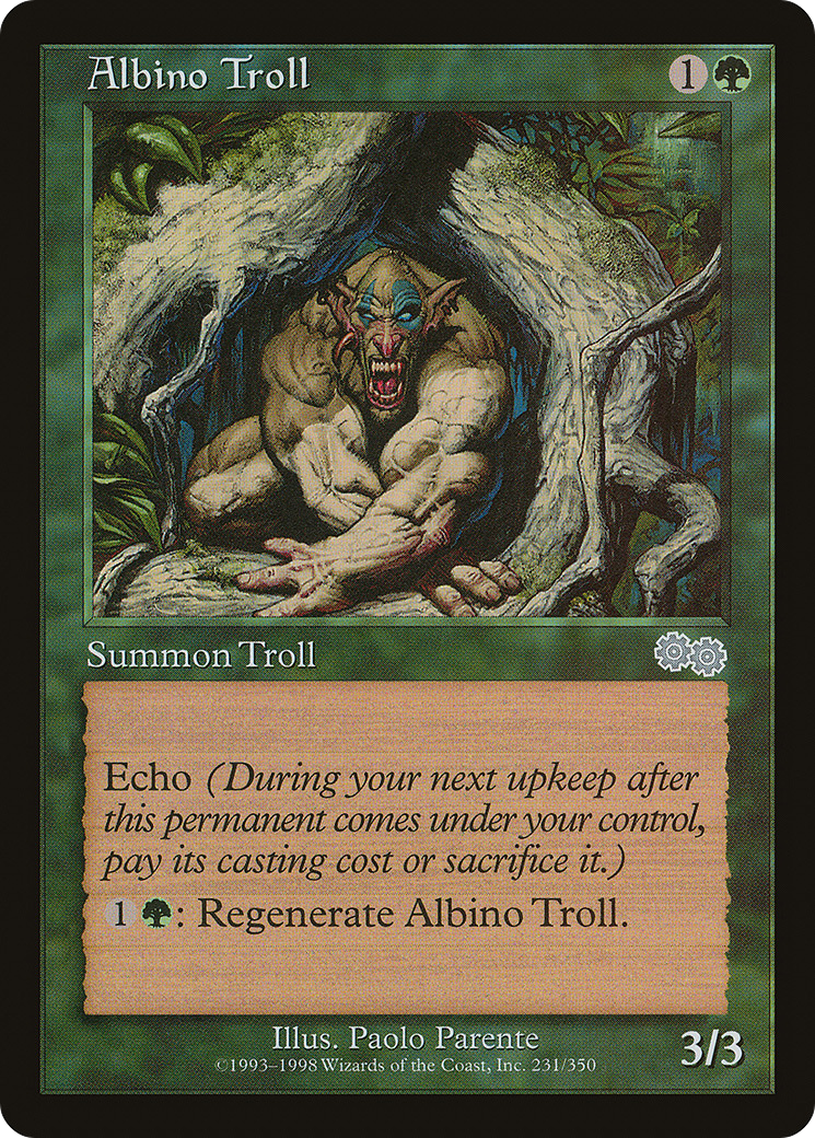 Albino Troll Card Image