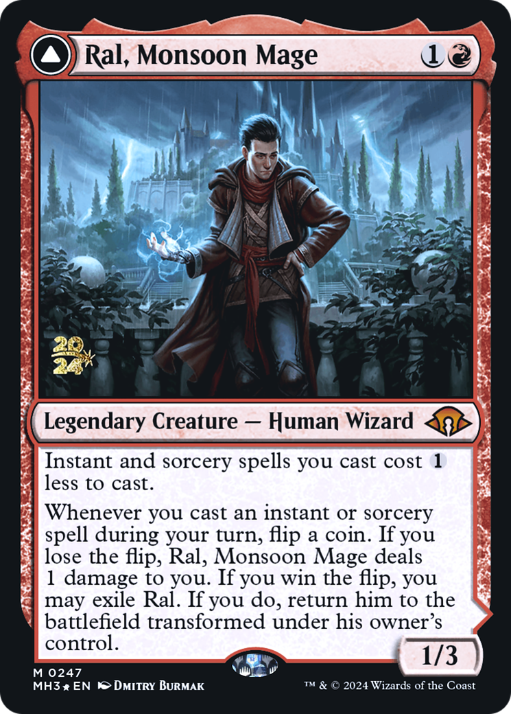 Ral, Monsoon Mage // Ral, Leyline Prodigy Card Image