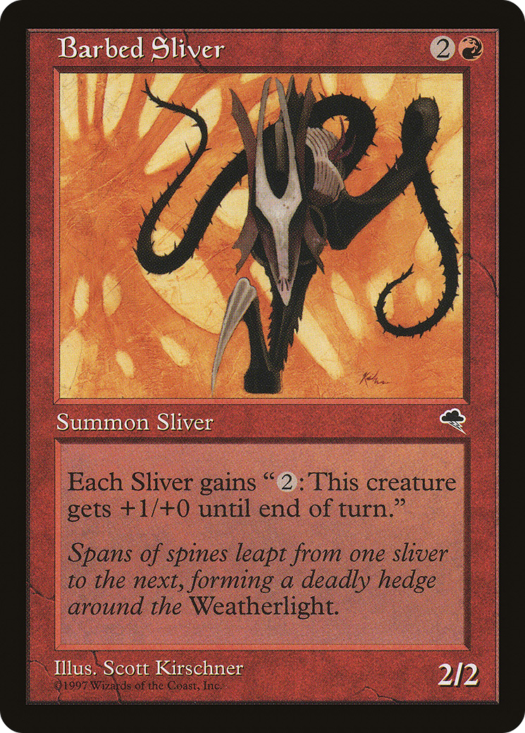 Barbed Sliver Card Image