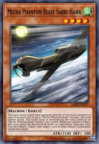 Mecha Phantom Beast Sabre Hawk Card Image