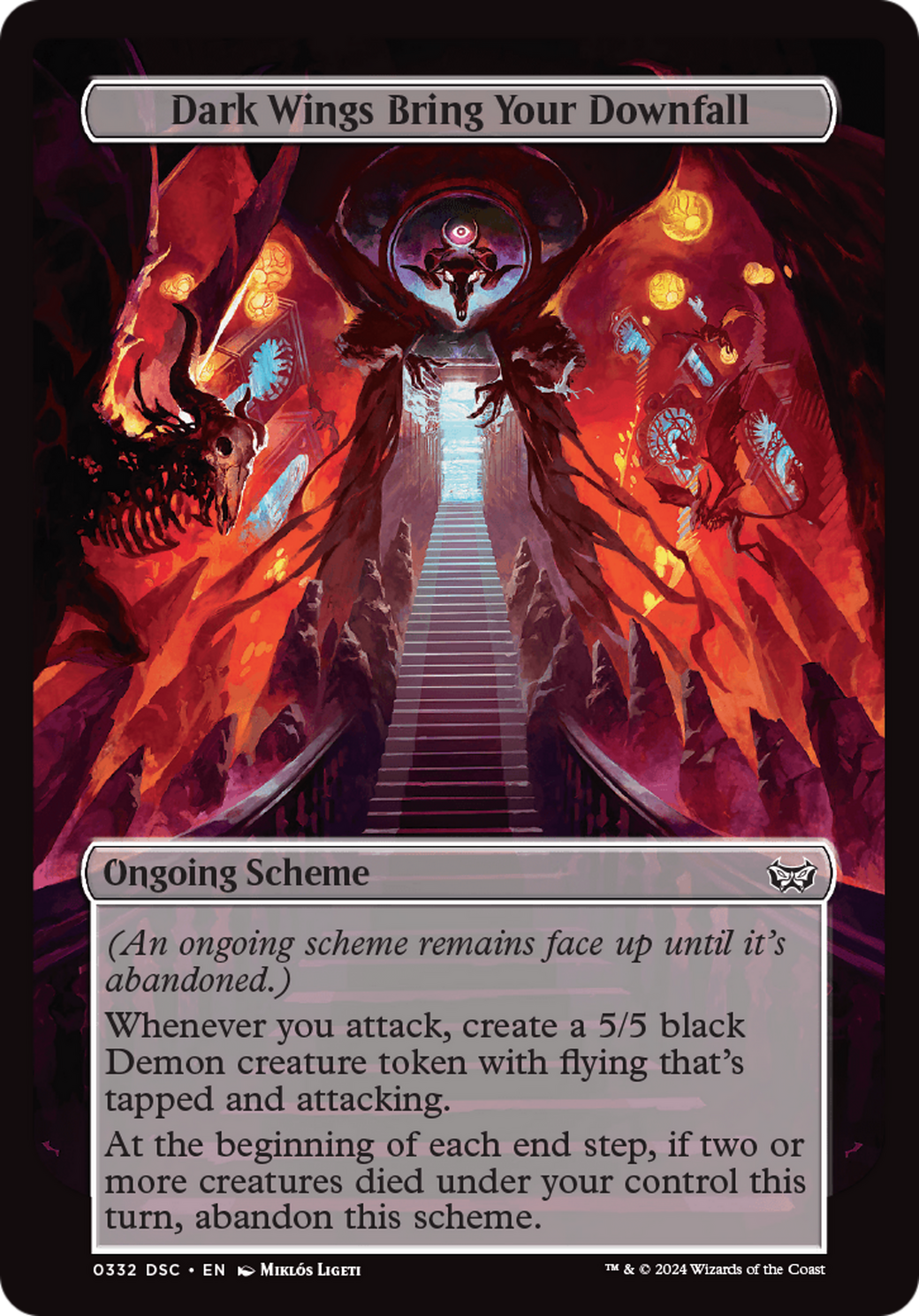 Dark Wings Bring Your Downfall Card Image