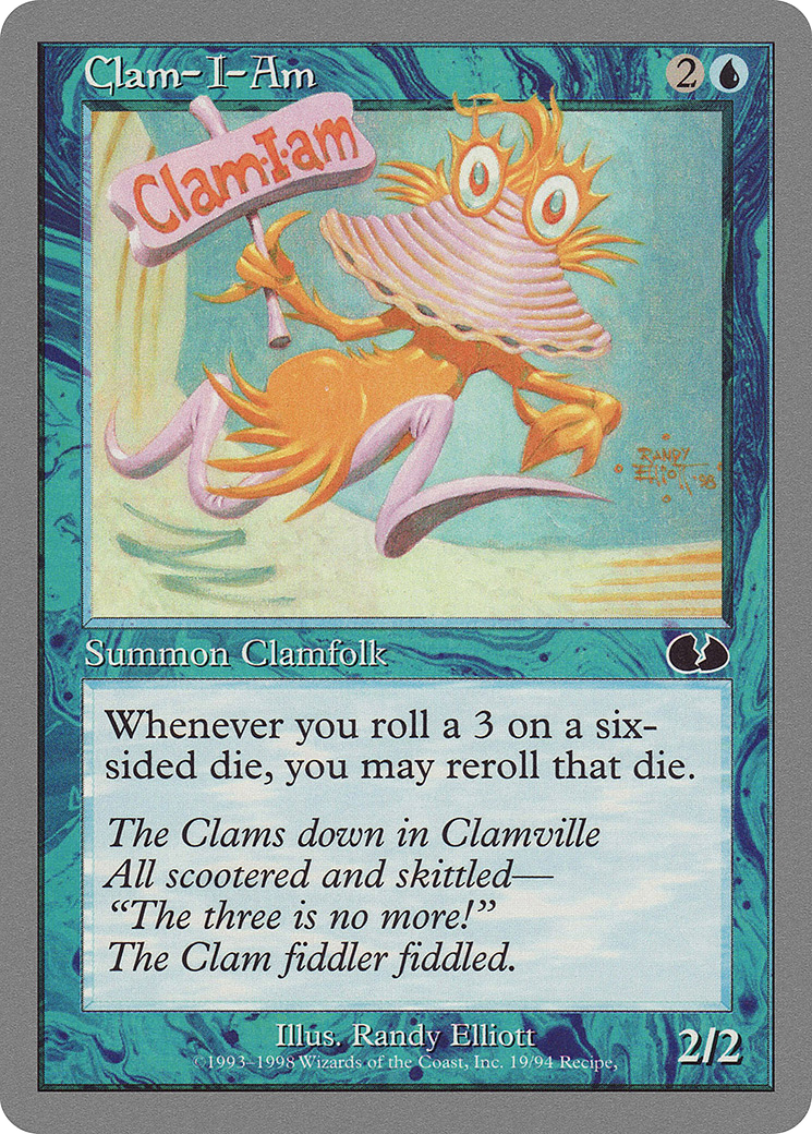 Clam-I-Am Card Image