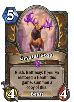 Crystal Stag Card Image