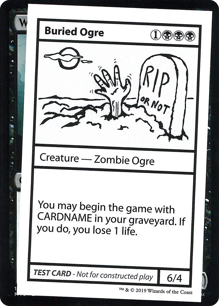 Buried Ogre Card Image