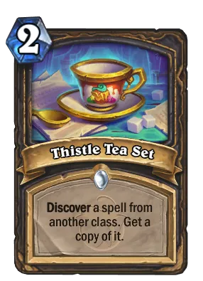 Thistle Tea Set Card Image