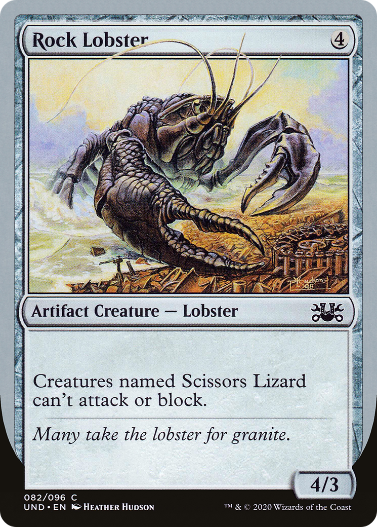 Rock Lobster Card Image
