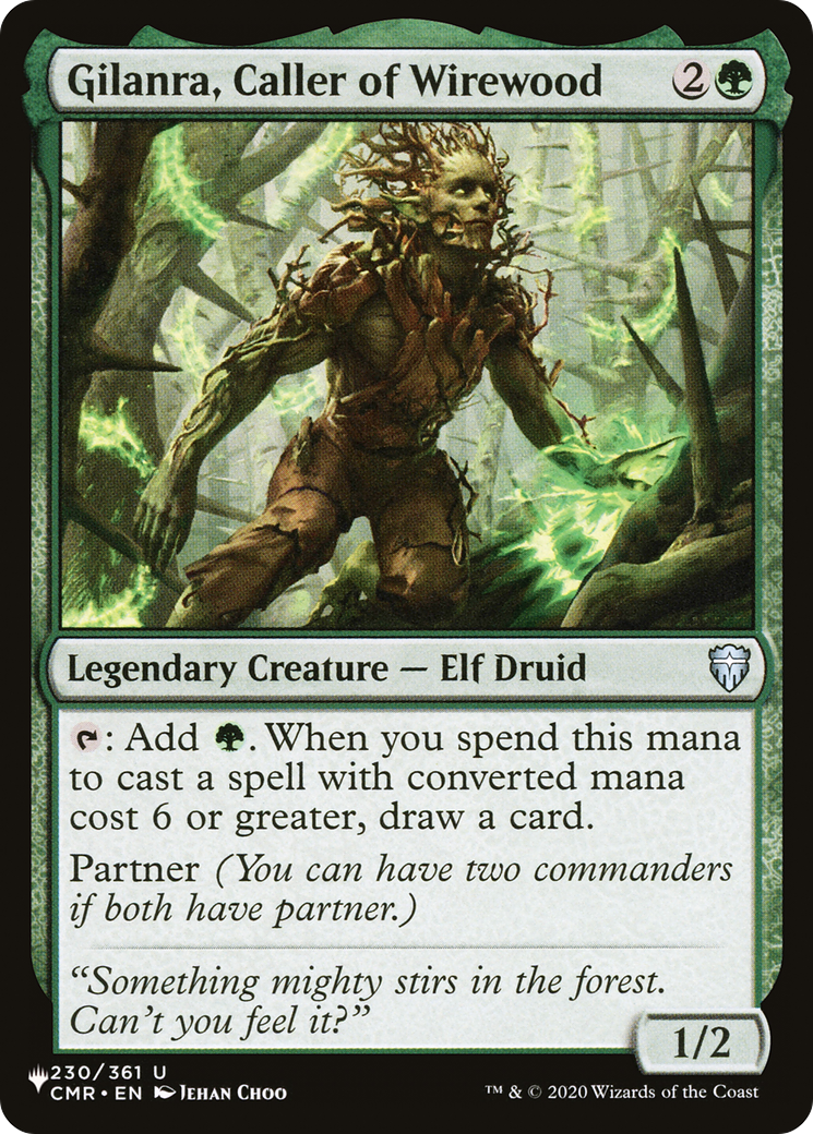 Gilanra, Caller of Wirewood Card Image