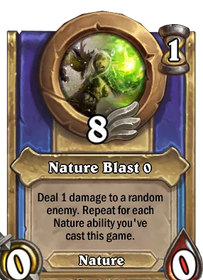 Nature Blast {0} Card Image