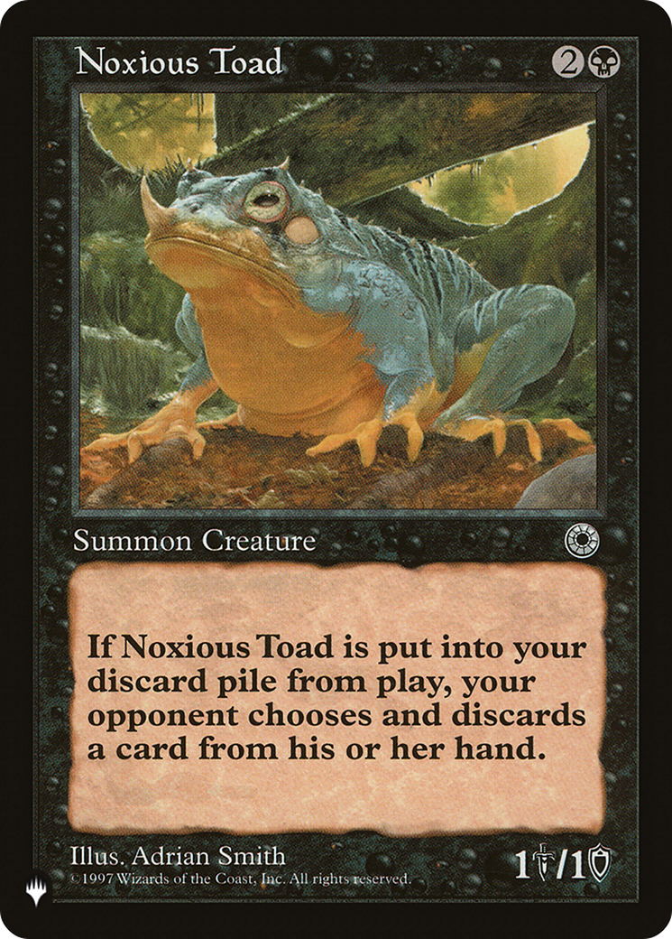 Noxious Toad Card Image
