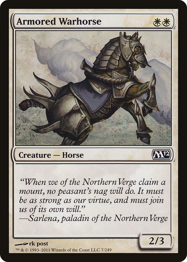 Armored Warhorse Card Image