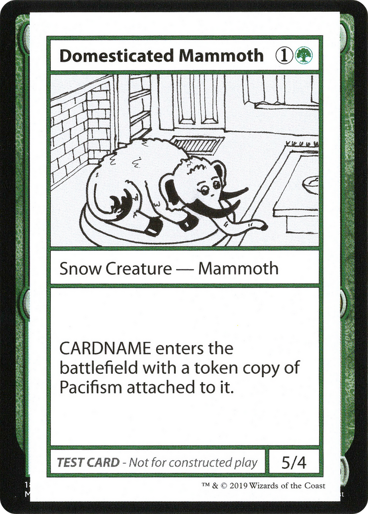 Domesticated Mammoth Card Image