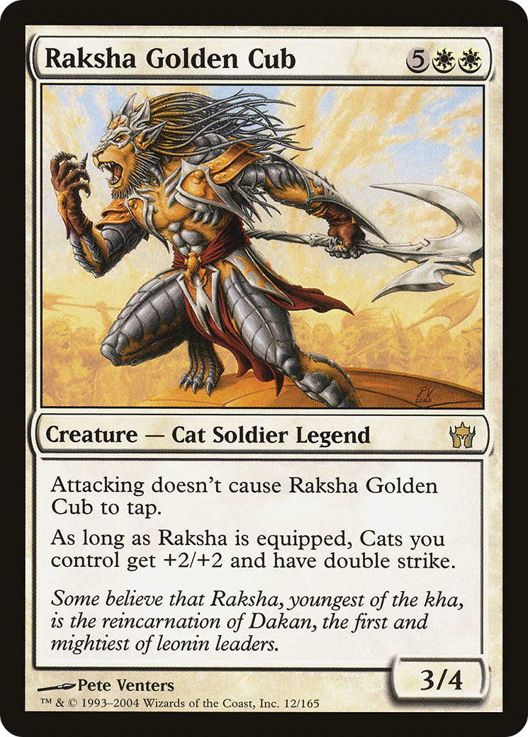 Raksha Golden Cub Card Image