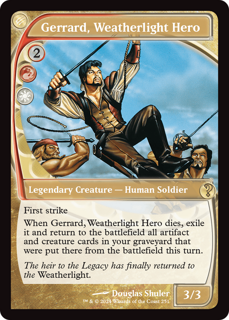Gerrard, Weatherlight Hero Card Image