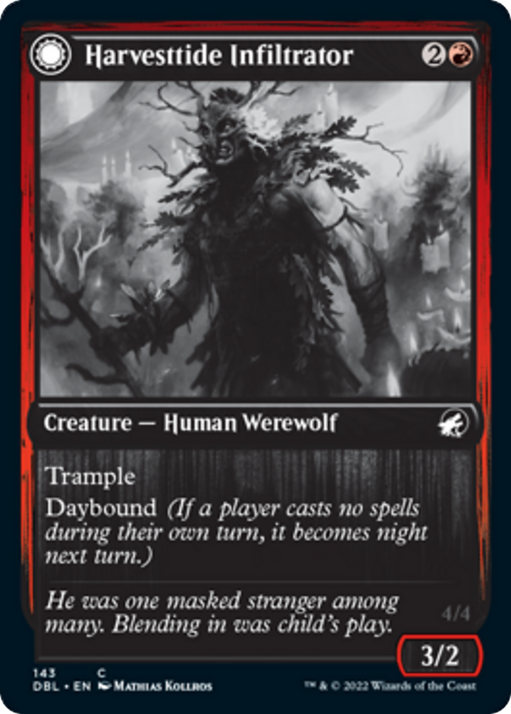 Harvesttide Infiltrator // Harvesttide Assailant Card Image