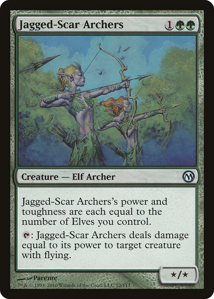 Jagged-Scar Archers Card Image