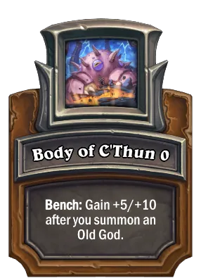 Body of C'Thun {0} Card Image