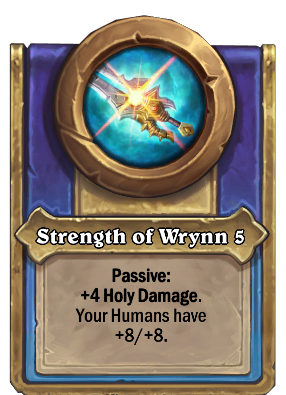 Strength of Wrynn 5 Card Image