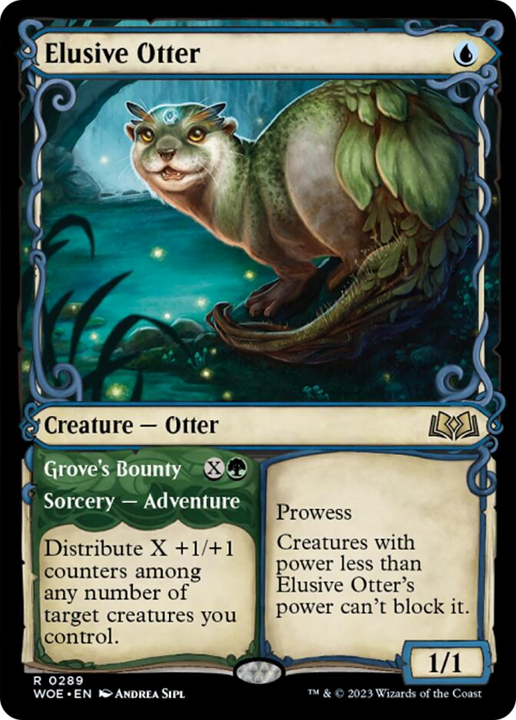 Elusive Otter // Grove's Bounty Card Image