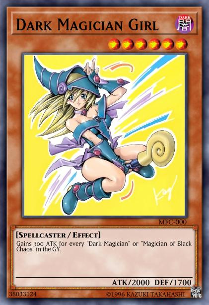Dark Magician Girl Yu-Gi-Oh Card, Art 4