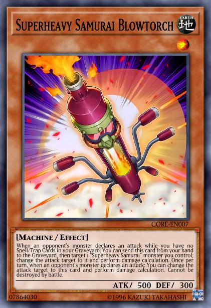 Superheavy Samurai Blowtorch Card Image