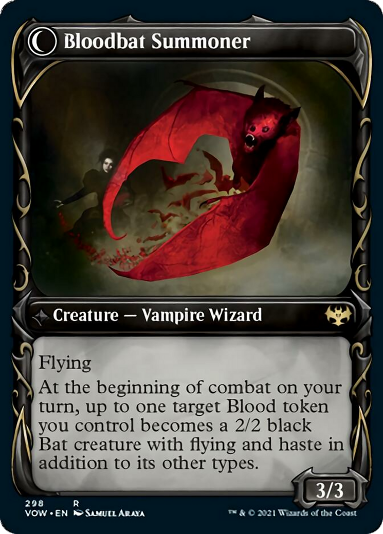 Voldaren Bloodcaster // Bloodbat Summoner Card Image