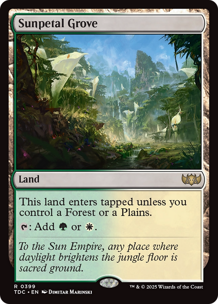 Sunpetal Grove Card Image