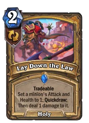 Lay Down the Law Card Image