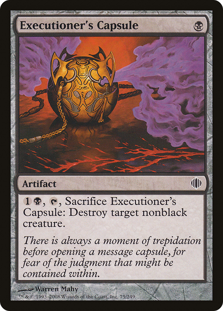 Executioner's Capsule Card Image