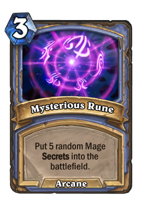 Mysterious Rune Card Image