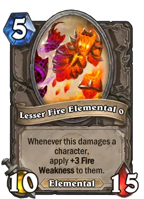 Lesser Fire Elemental {0} Card Image