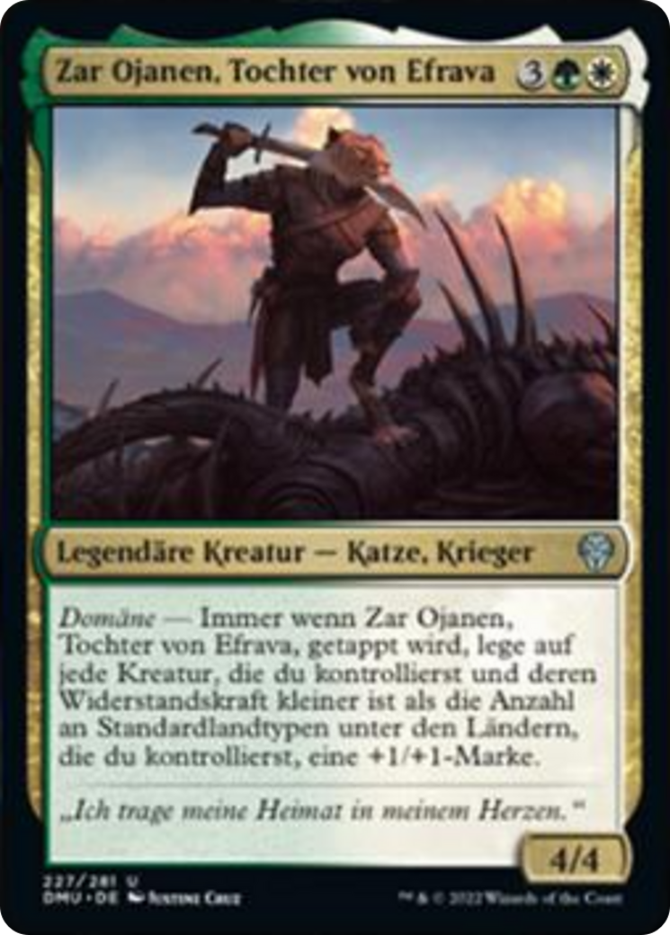 Zar Ojanen, Scion of Efrava Card Image