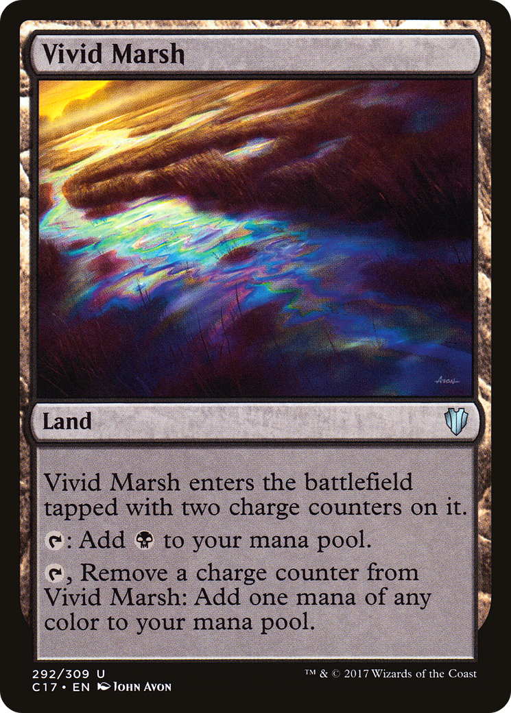 Vivid Marsh Card Image