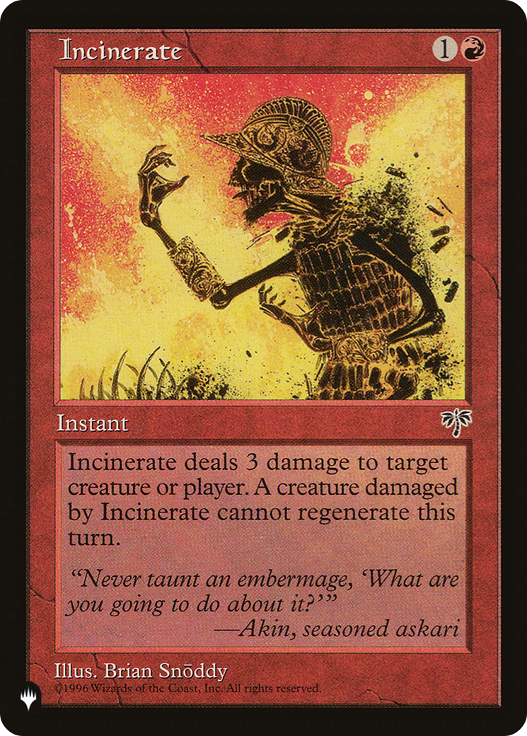 Incinerate Card Image