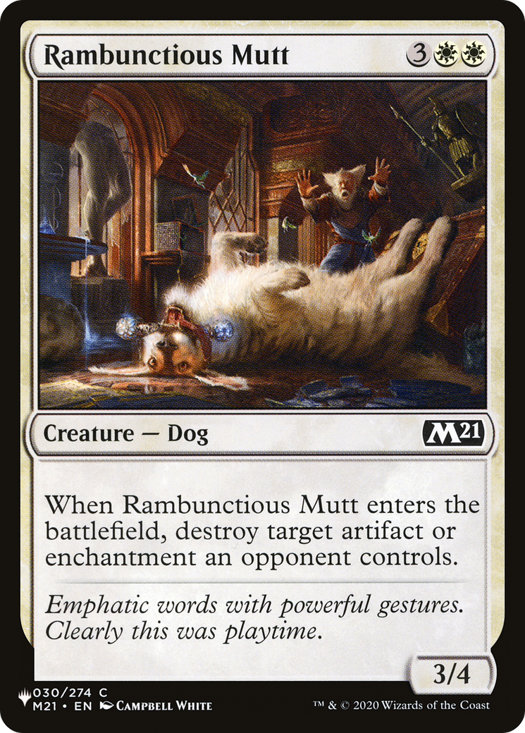 Rambunctious Mutt Card Image