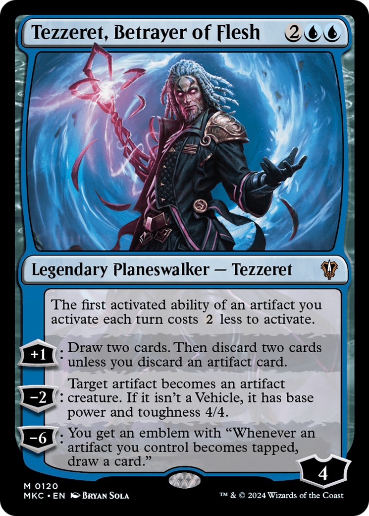 Tezzeret, Betrayer of Flesh Card Image