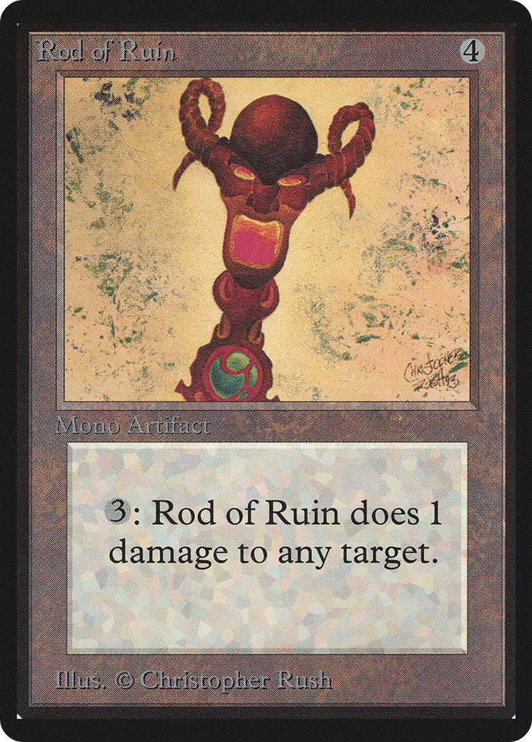 Rod of Ruin Card Image