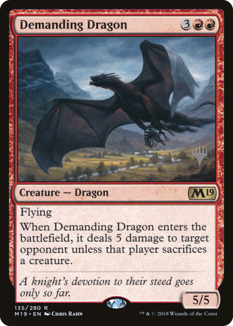 Demanding Dragon Card Image