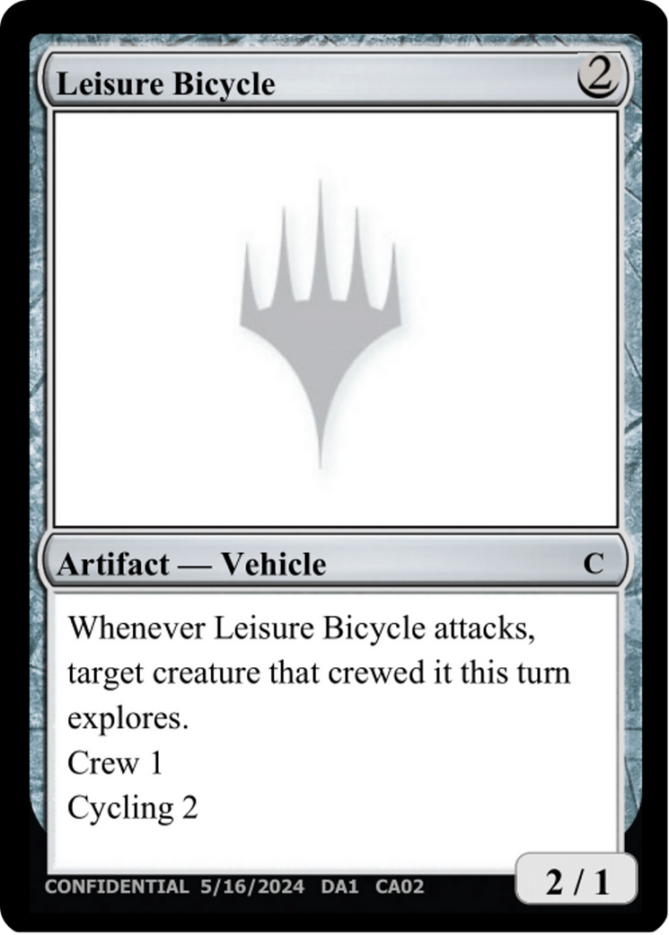 Leisure Bicycle Card Image