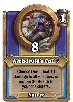 Archdruid's Call 3 Card Image