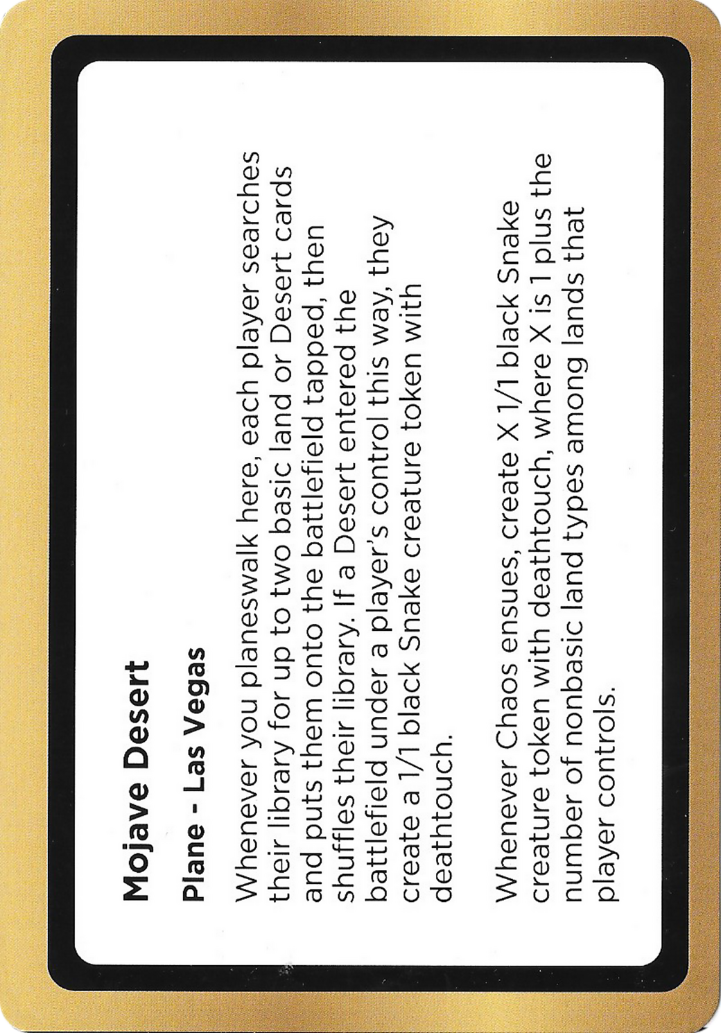 Mojave Desert Card Image